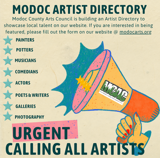 Modoc County Arts Council Artist Directory — calling all artists